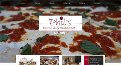 Desktop Screenshot of philspizza1.com